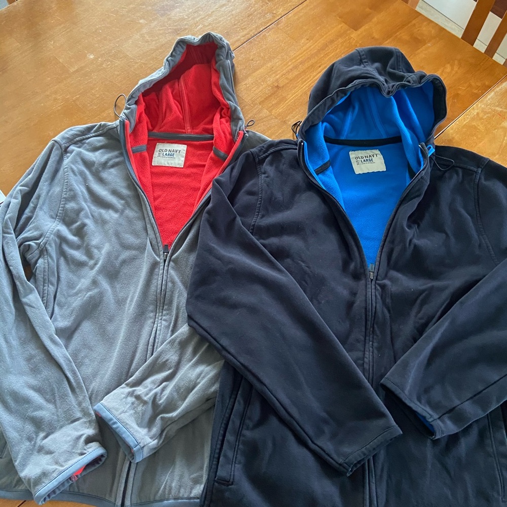 jacket navy and grey old navy 2 pc